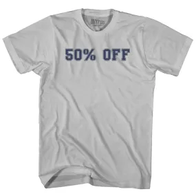 50% OFF Adult Cotton T-shirt