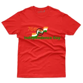 76th Year T-shirt  - Independence Day Collection