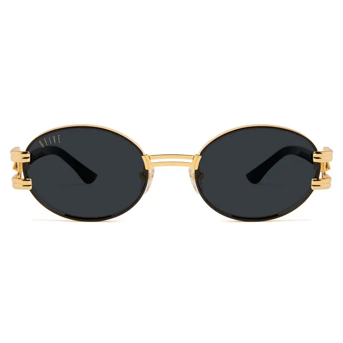 9Five St. James Bolt 24K Gold Sunglasses