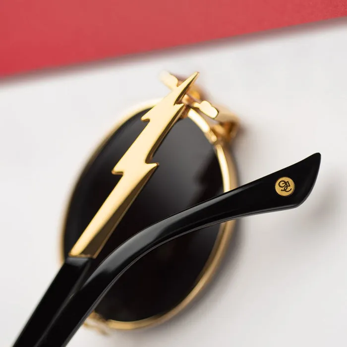 9Five St. James Bolt 24K Gold Sunglasses