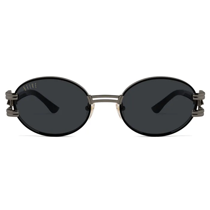 9Five St. James Bolt Gunmetal Sunglasses