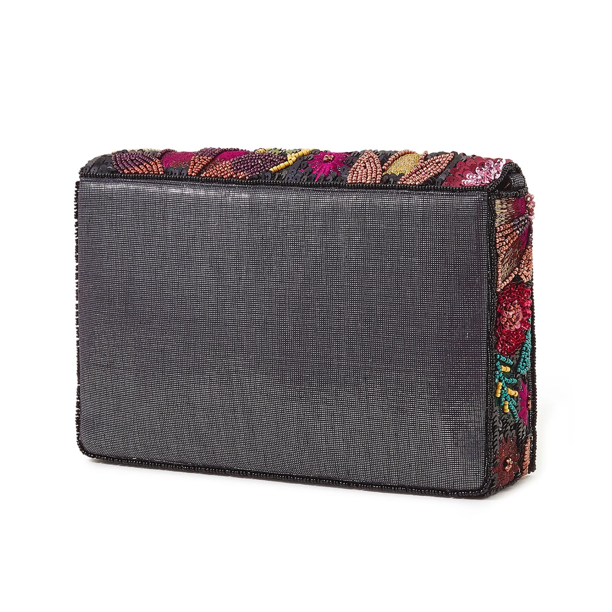 Accessorize London Women's Multi Floral Embellished Clutch