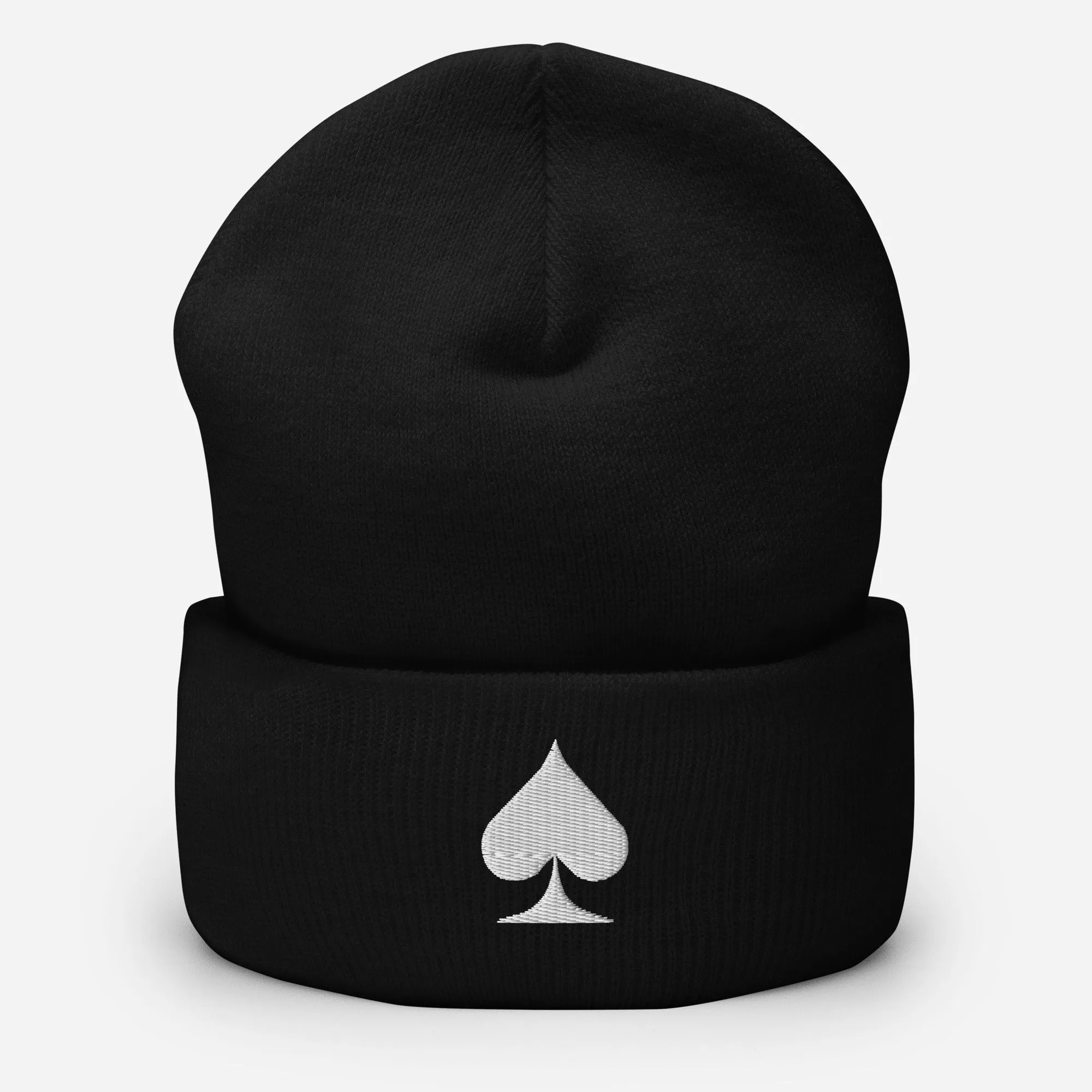 Ace of Spade Cuffed Beanie