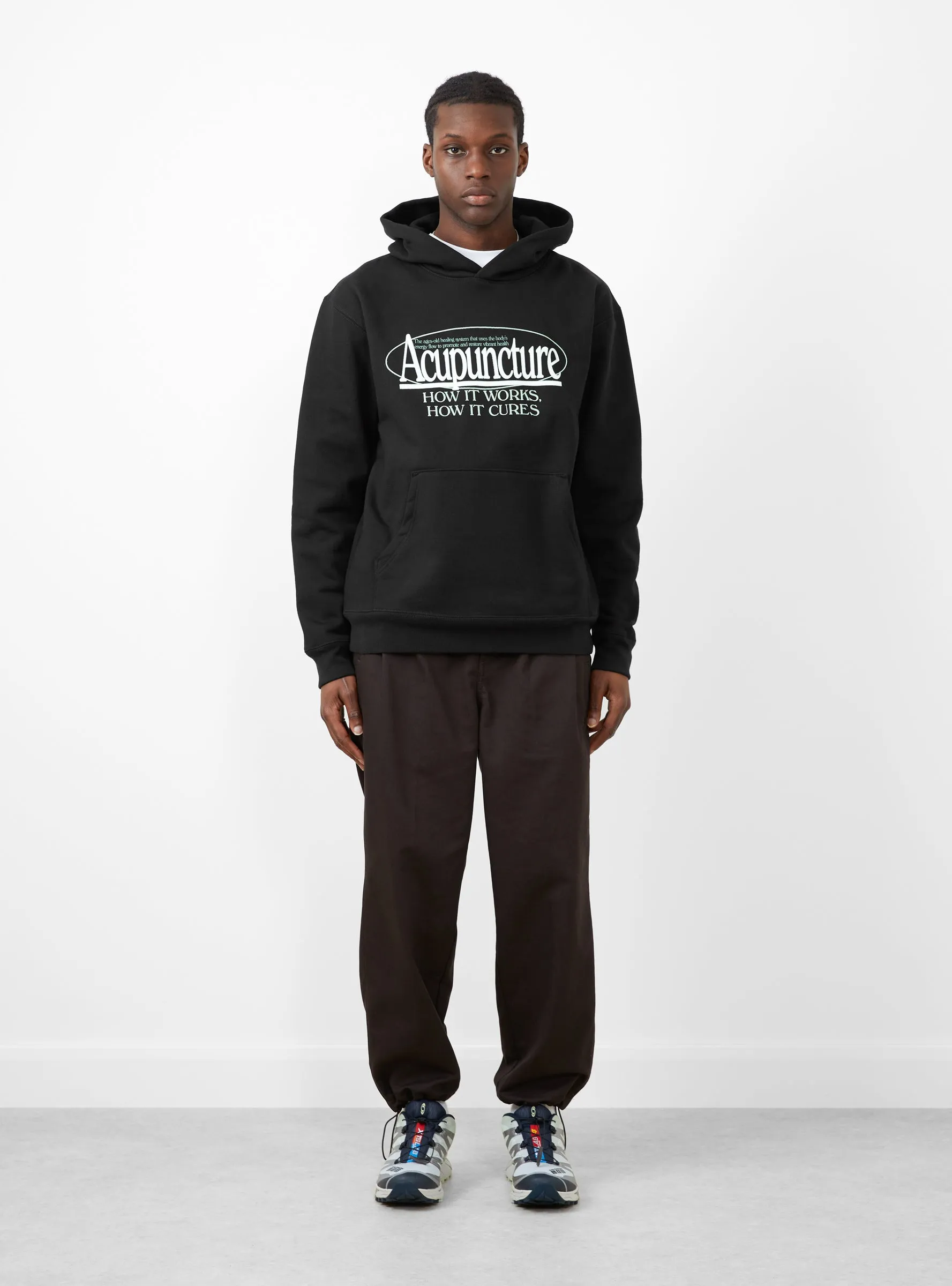 Acupuncture Hoodie Black