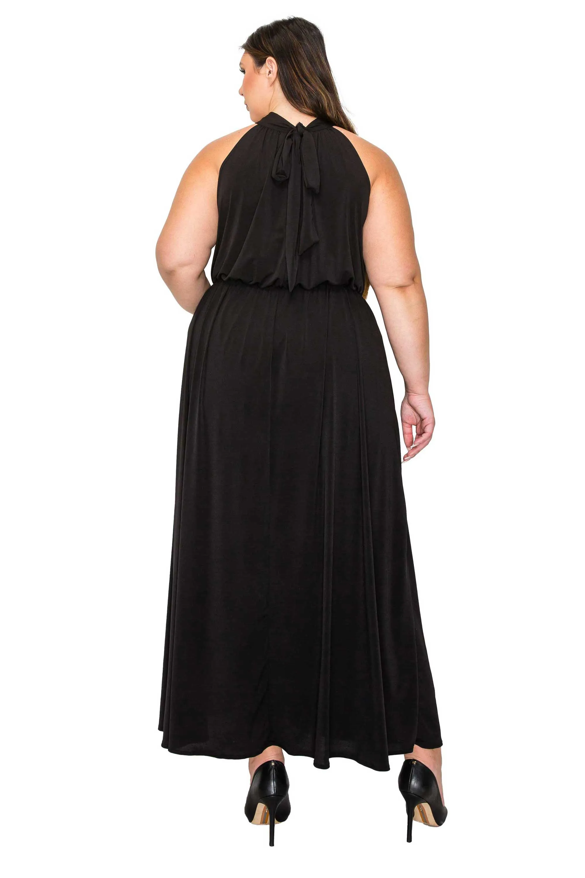 Alexis Halter Neck Maxi Dress