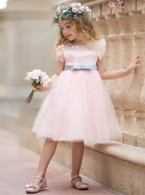 Angel Sleeves Party Tutu Dress