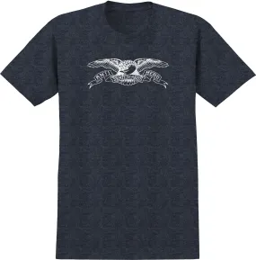 ANTIHERO T-SHIRT BASIC EAGLE SS NAVY HEATHER