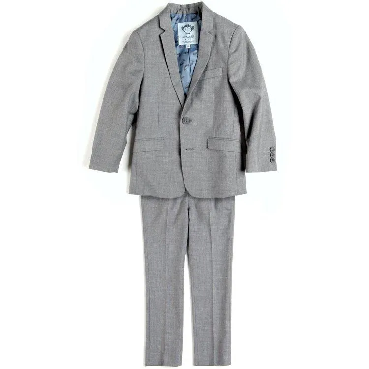 Appaman Mod Boys Slim Classic Mist Grey Suit_8SU2