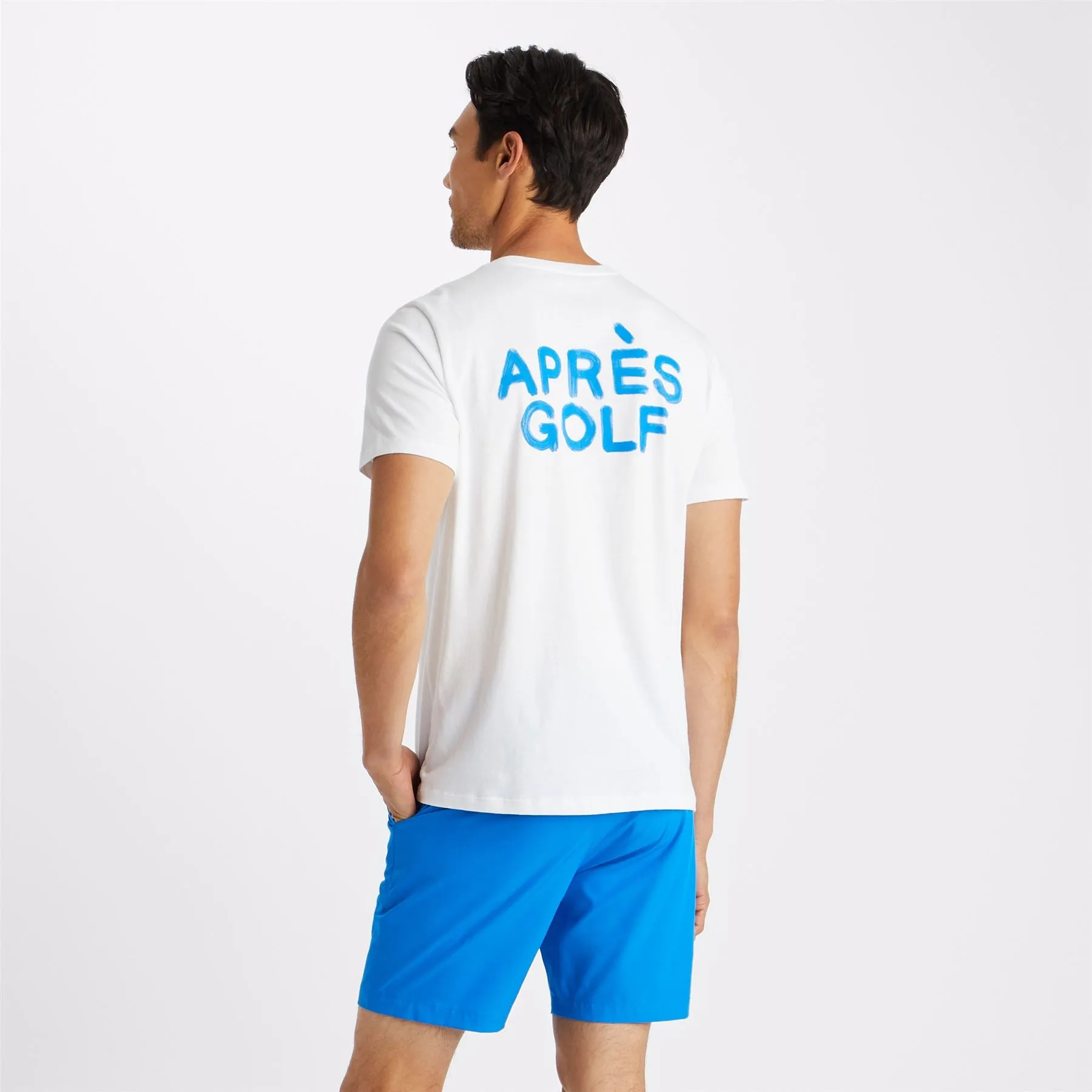 Apres Golf Cotton Tailored Fit T-Shirt Snow - AW23