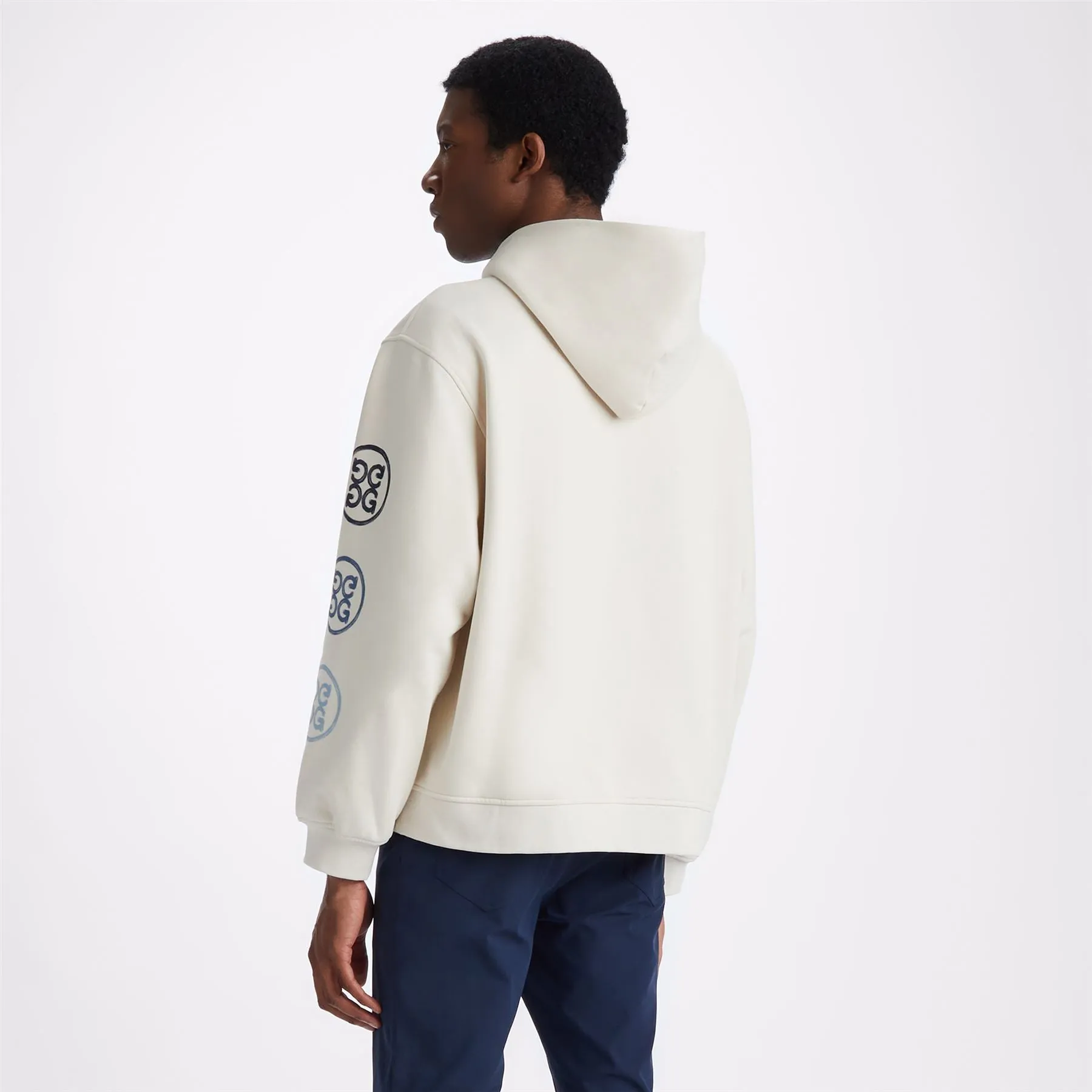 Apres Golf French Terry Oversized Fit Hoodie Stone - AW23