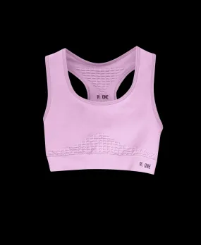 B-Confident Recycled Sports Bra Crocus Petal