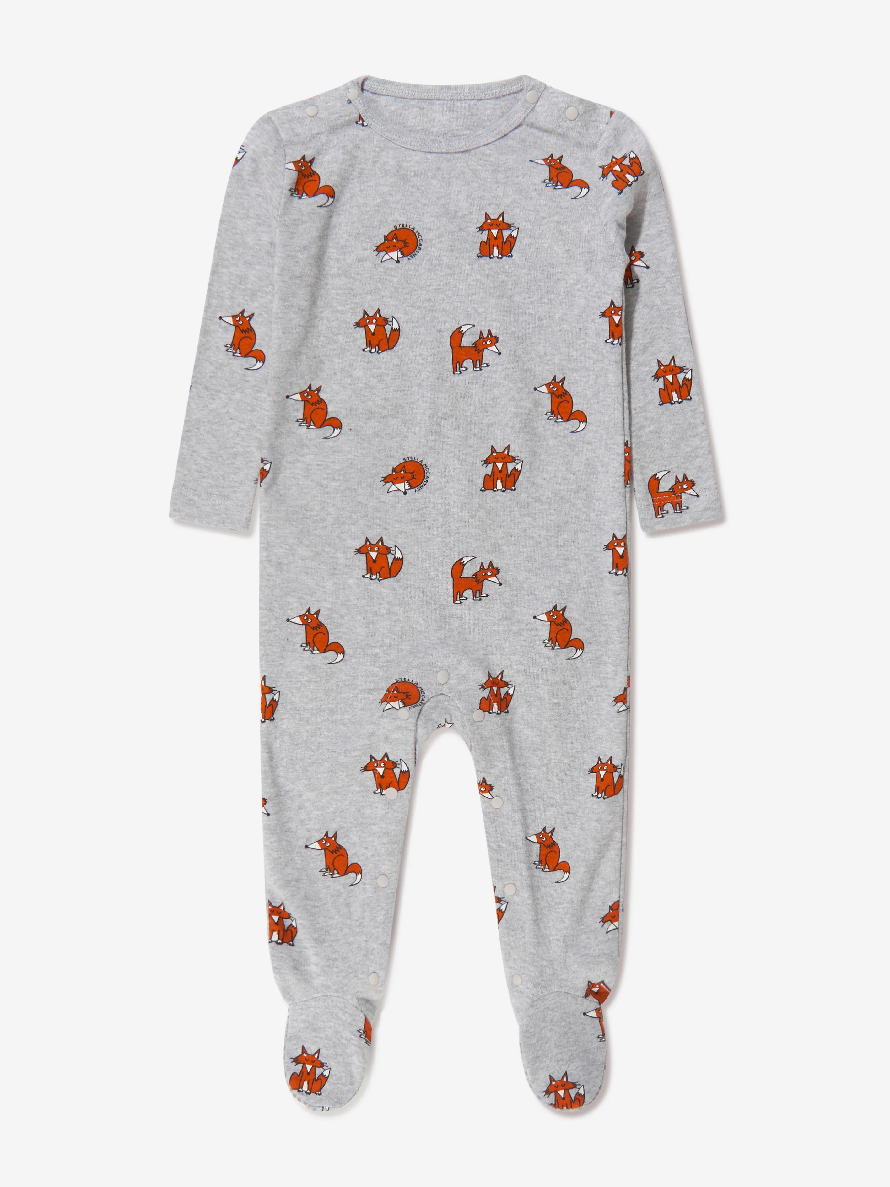 Baby 2 Pack Fox Babygrow Set