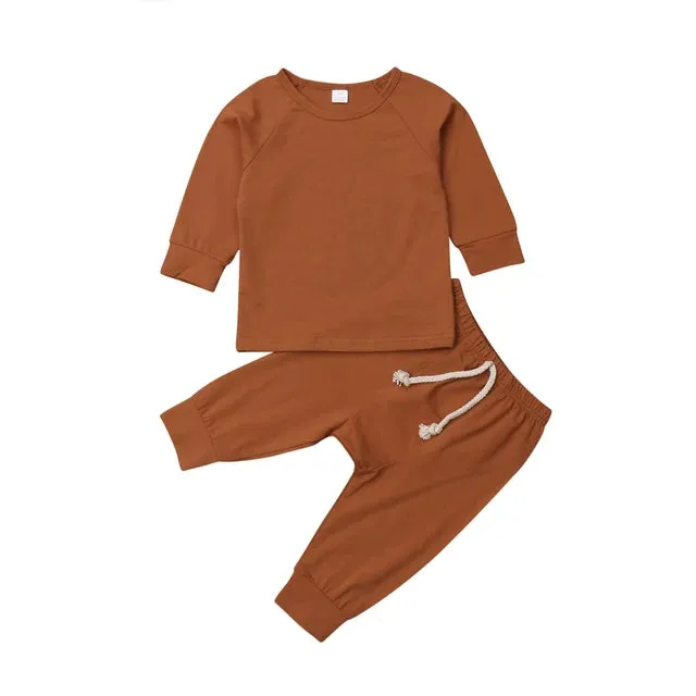 Baby Layette - Infant Basics - Long Sleeve Loungewear Set