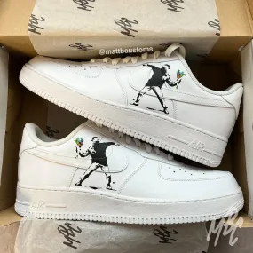 Banksy Flower Thrower - Air Force 1 | UK 12