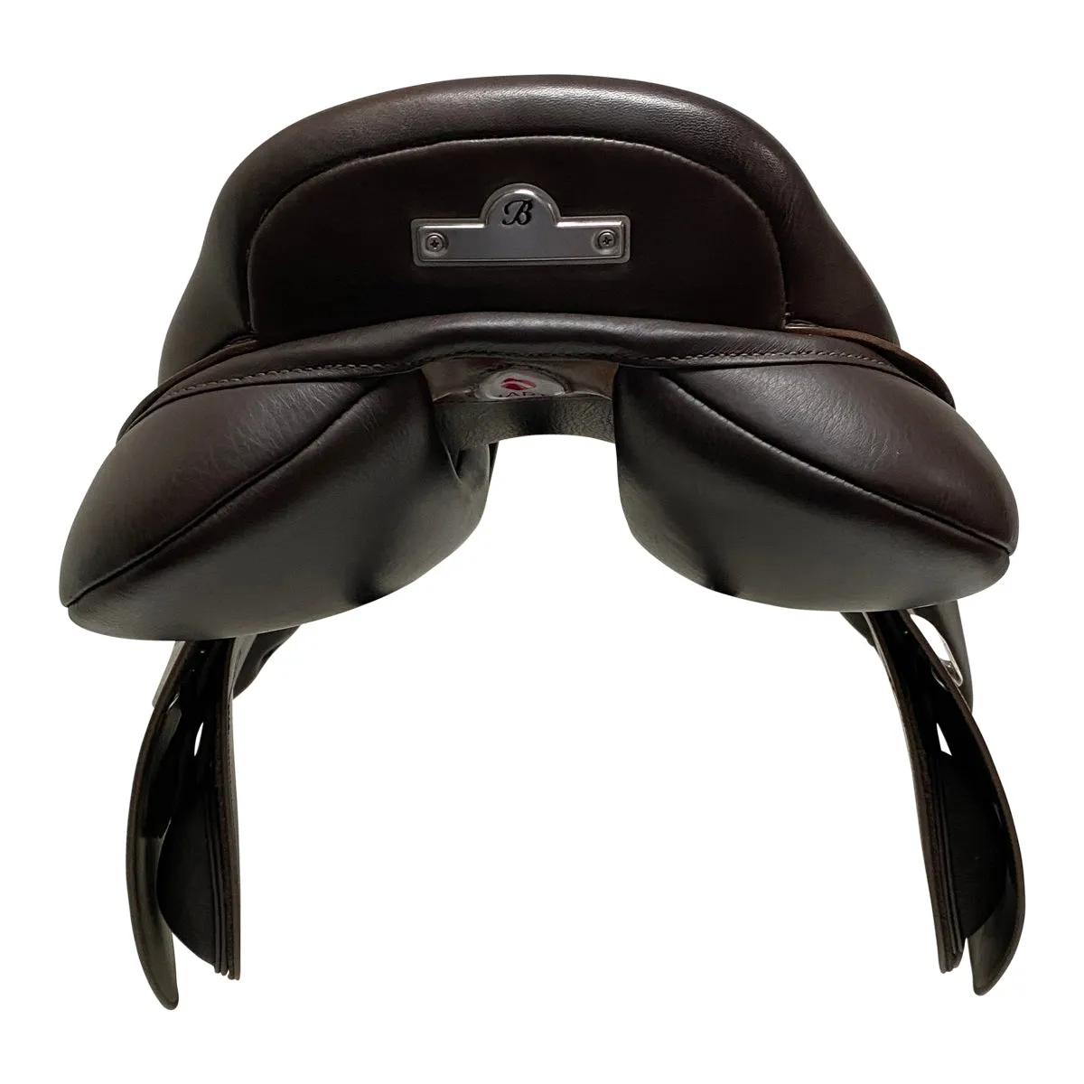 Bates Caprilli Close Contact Saddle in Chocolate - 17.5