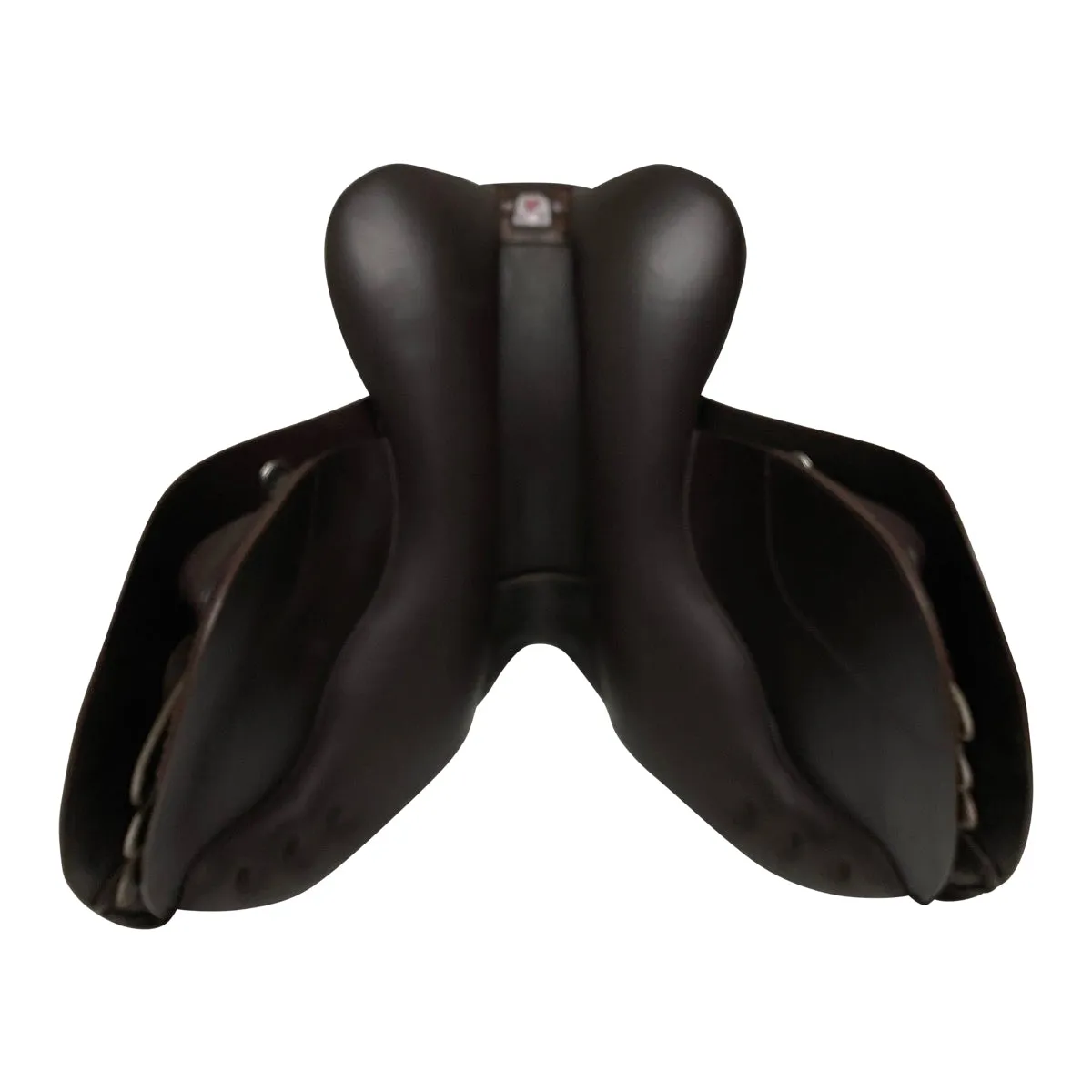 Bates Caprilli Close Contact Saddle in Chocolate - 17.5