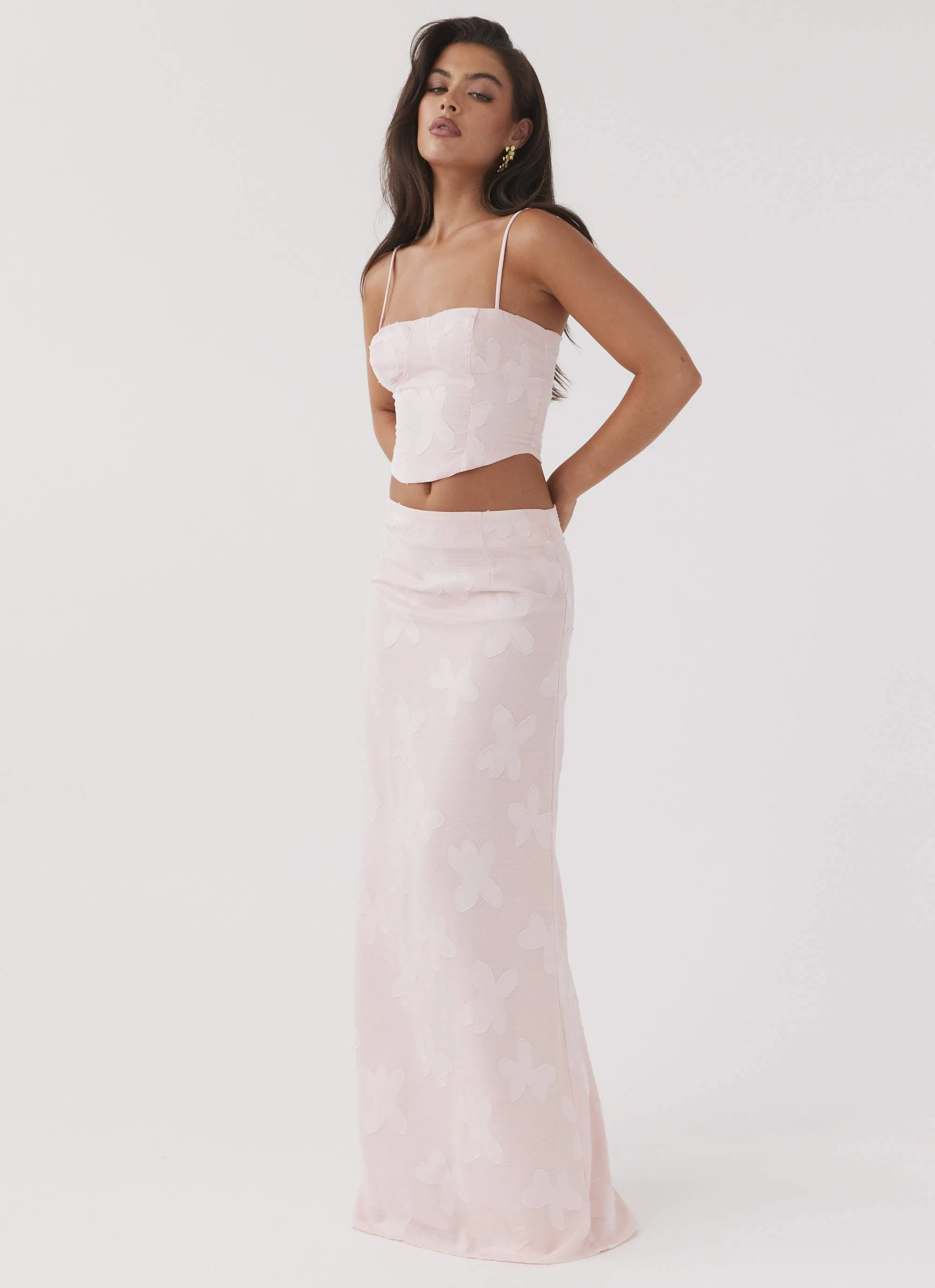 Best Love Maxi Skirt - Pink Petal