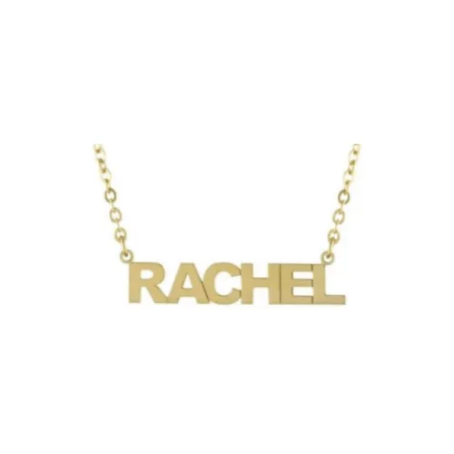 Block Letter Name Necklace