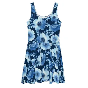 Blue Bouquet Travel Dress