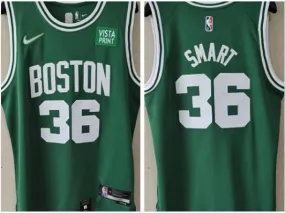 Boston Celtics #36 Marcus Smart 75th Jersey Green