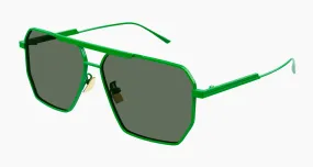 Bottega Veneta Glasses - BV1012S 006 - GREEN AND GREEN