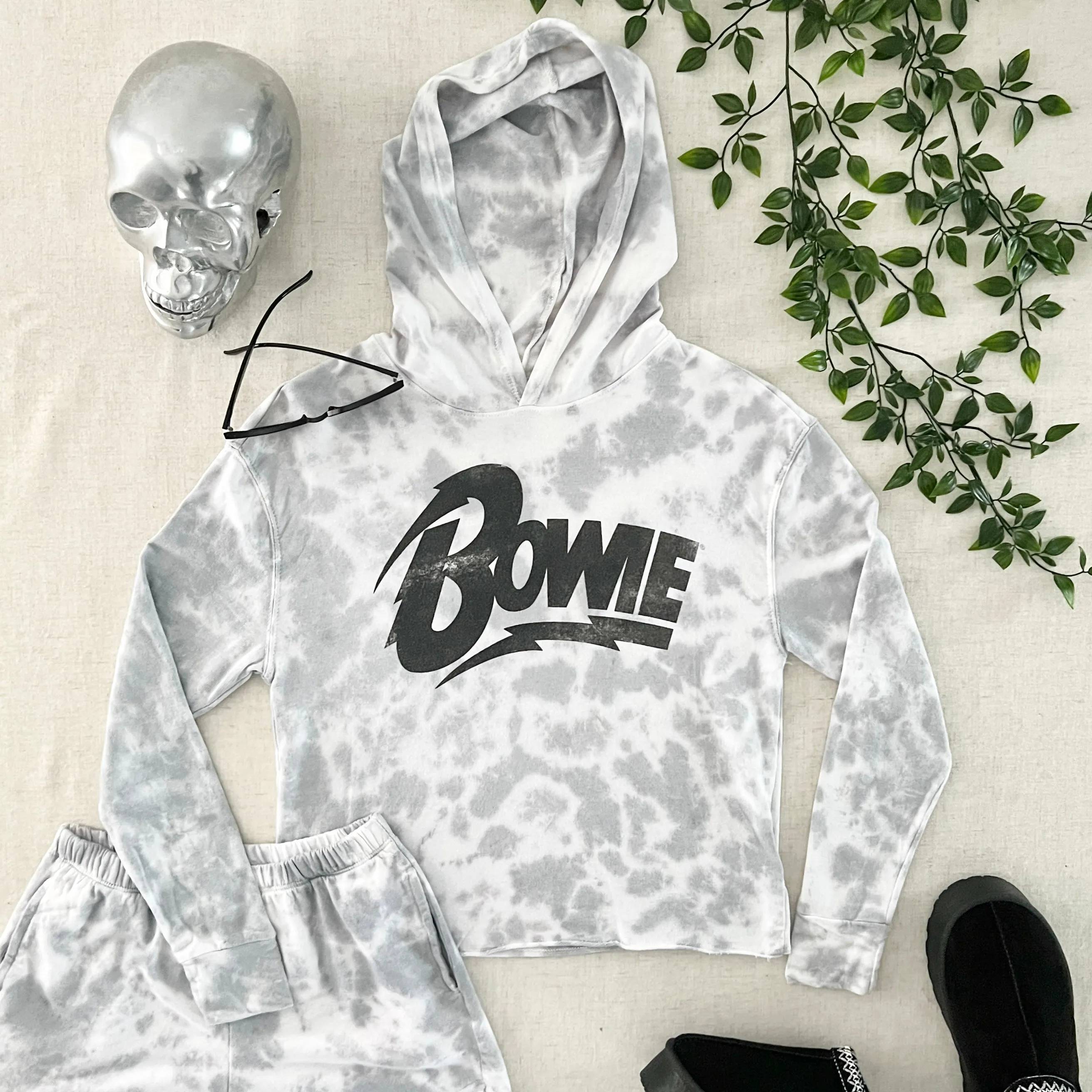 Bowie Tie Dye Hoodie - Storm