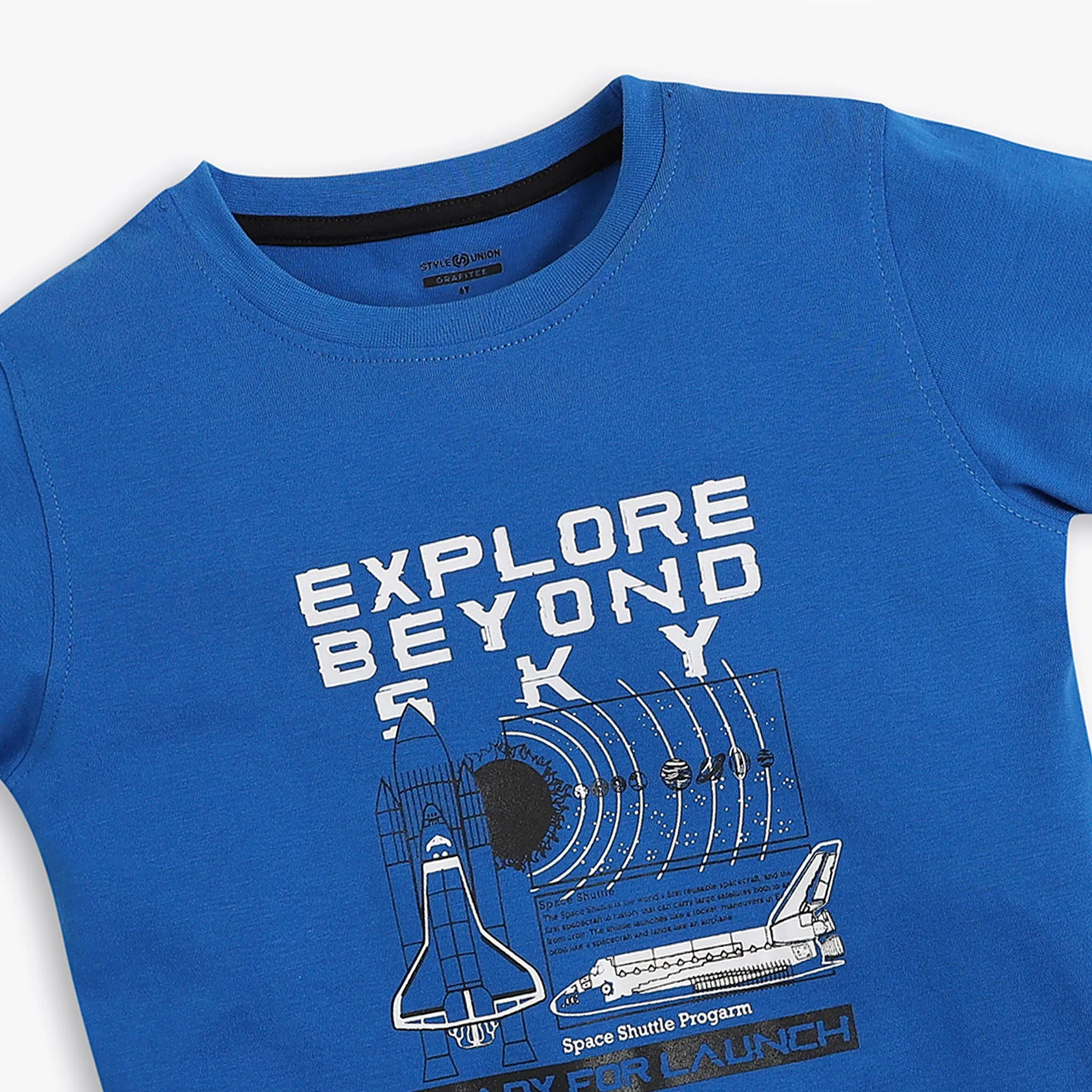 Boy's Regular Fit Graphic T-Shirt