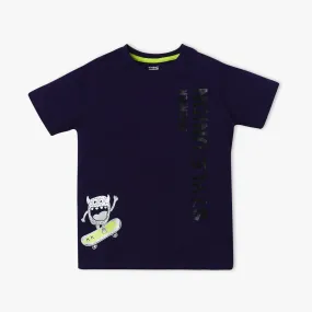 Boy's Regular Fit Printed T-Shirt