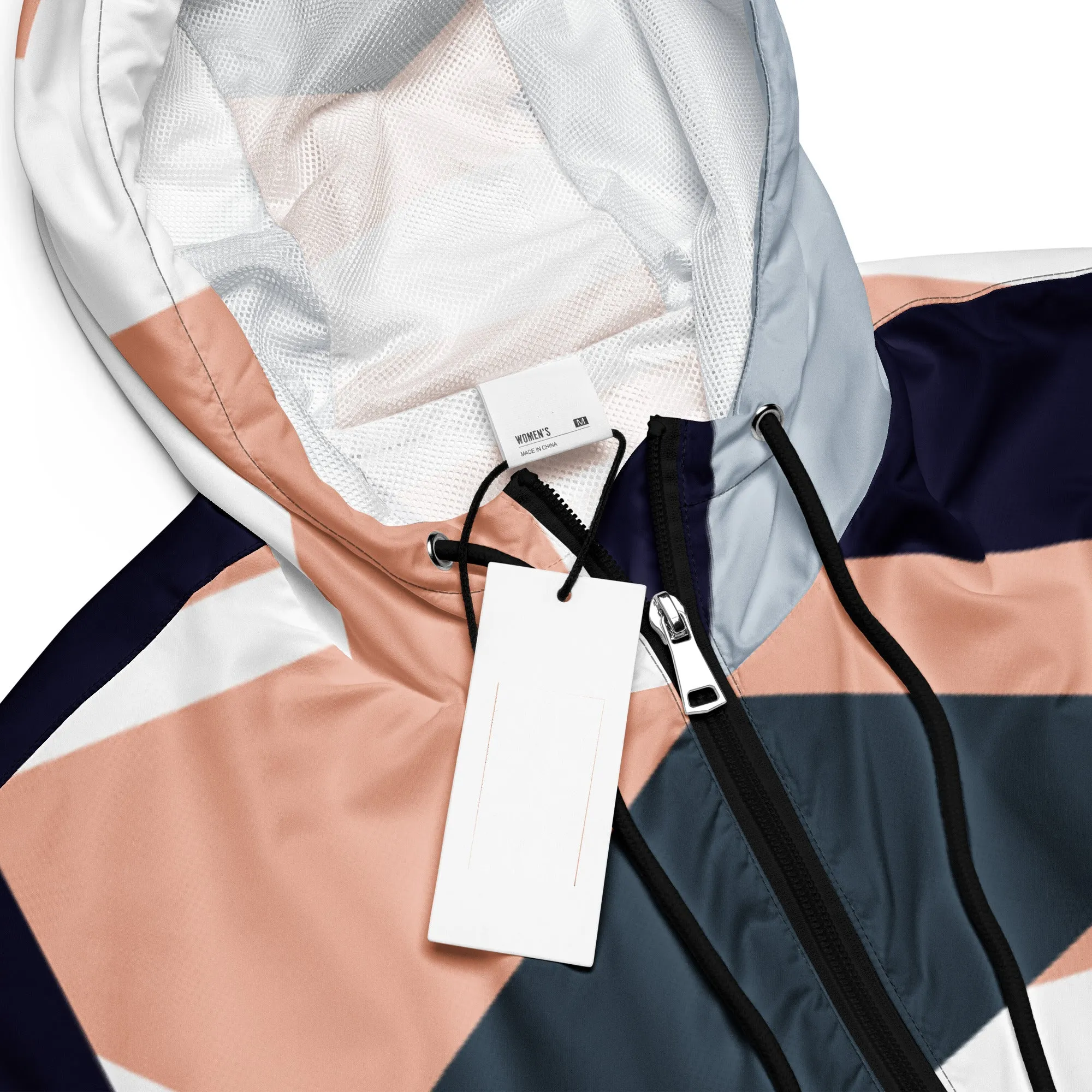 Breezy Crop Top Windbreaker – Geo