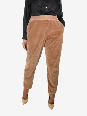 Brown corduroy trousers - size L