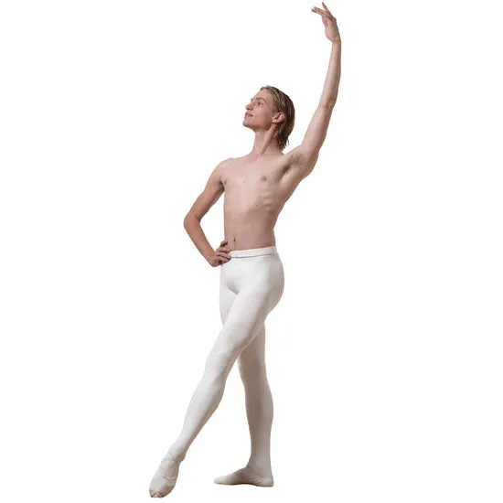 Capezio Men's Knit Footed Tights w/Back Seams