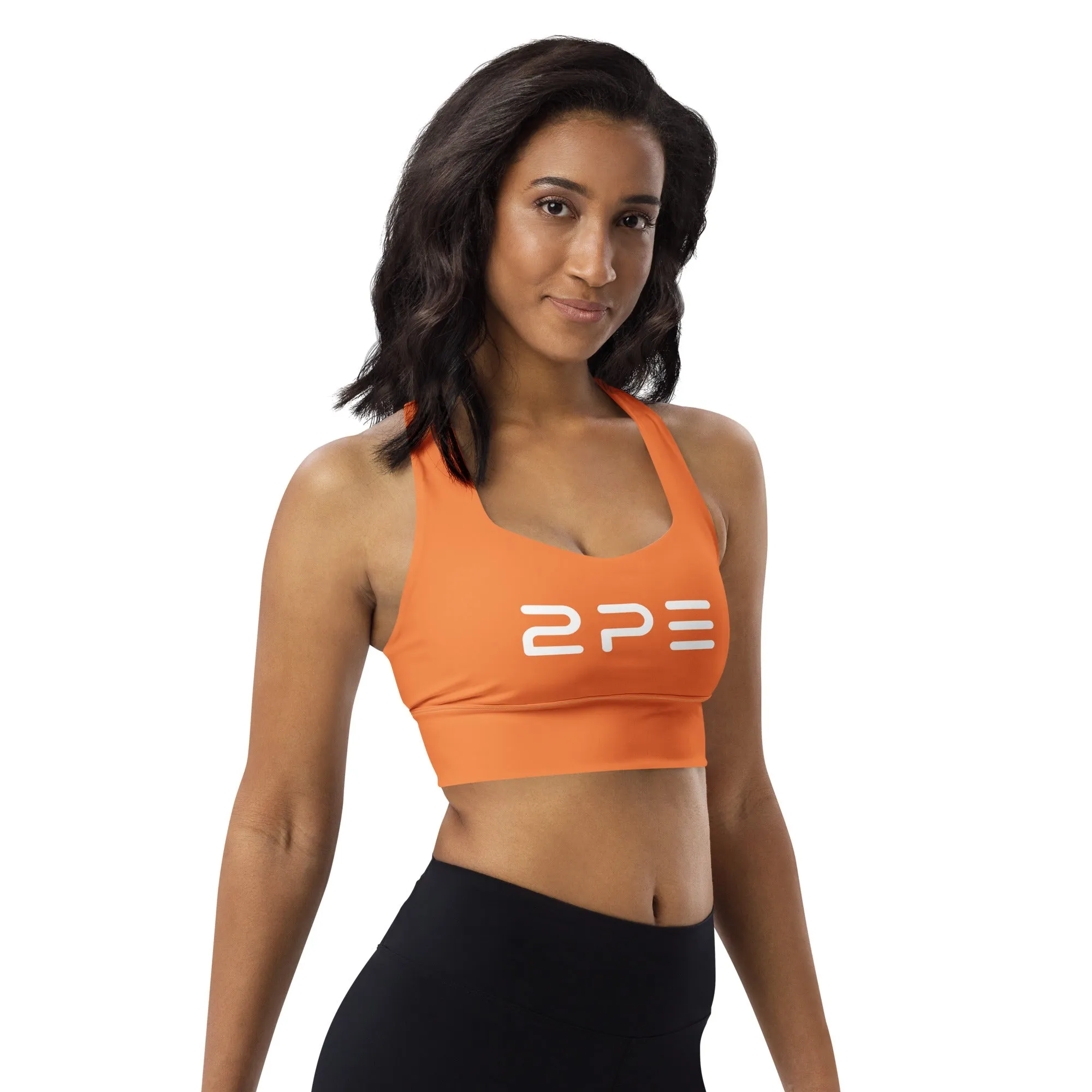 Compression sports bra - Orange