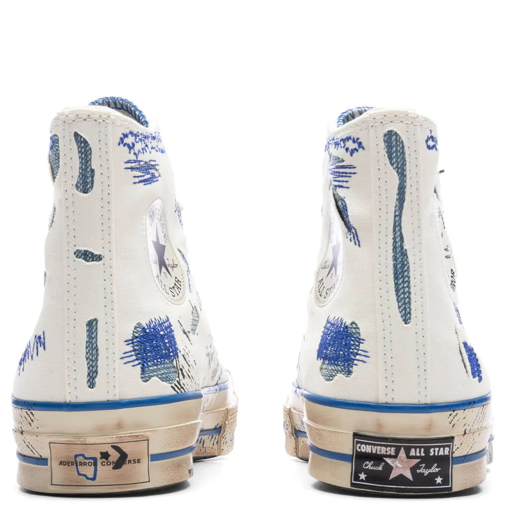 Converse x Ader Error Chuck 70 Hi - White/Blue/Imperial Blue