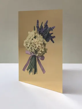 DANDY STAR GOLD BOUQUET GREETING CARD