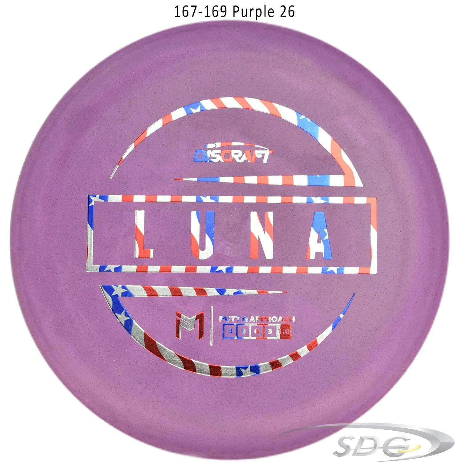 Discraft Jawbreaker Rubber Blend Luna Paul McBeth Signature Disc Golf Putter