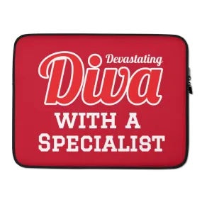 Diva with a Specialist Laptop Sleeve