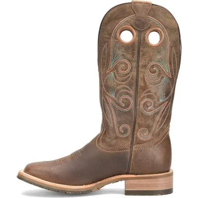 Double H Women's Grace 12" Wide ST Roper  Work Boot - Brown - DH7030