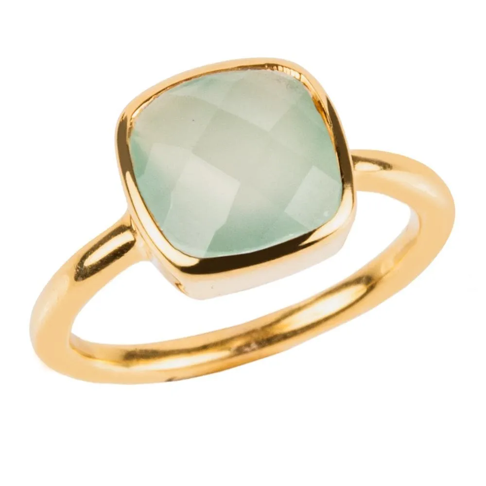 Dream Gems Ring Green Quartz