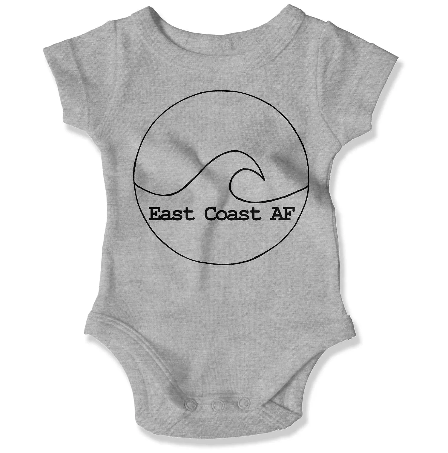 East Coast AF Logo Baby Onesie