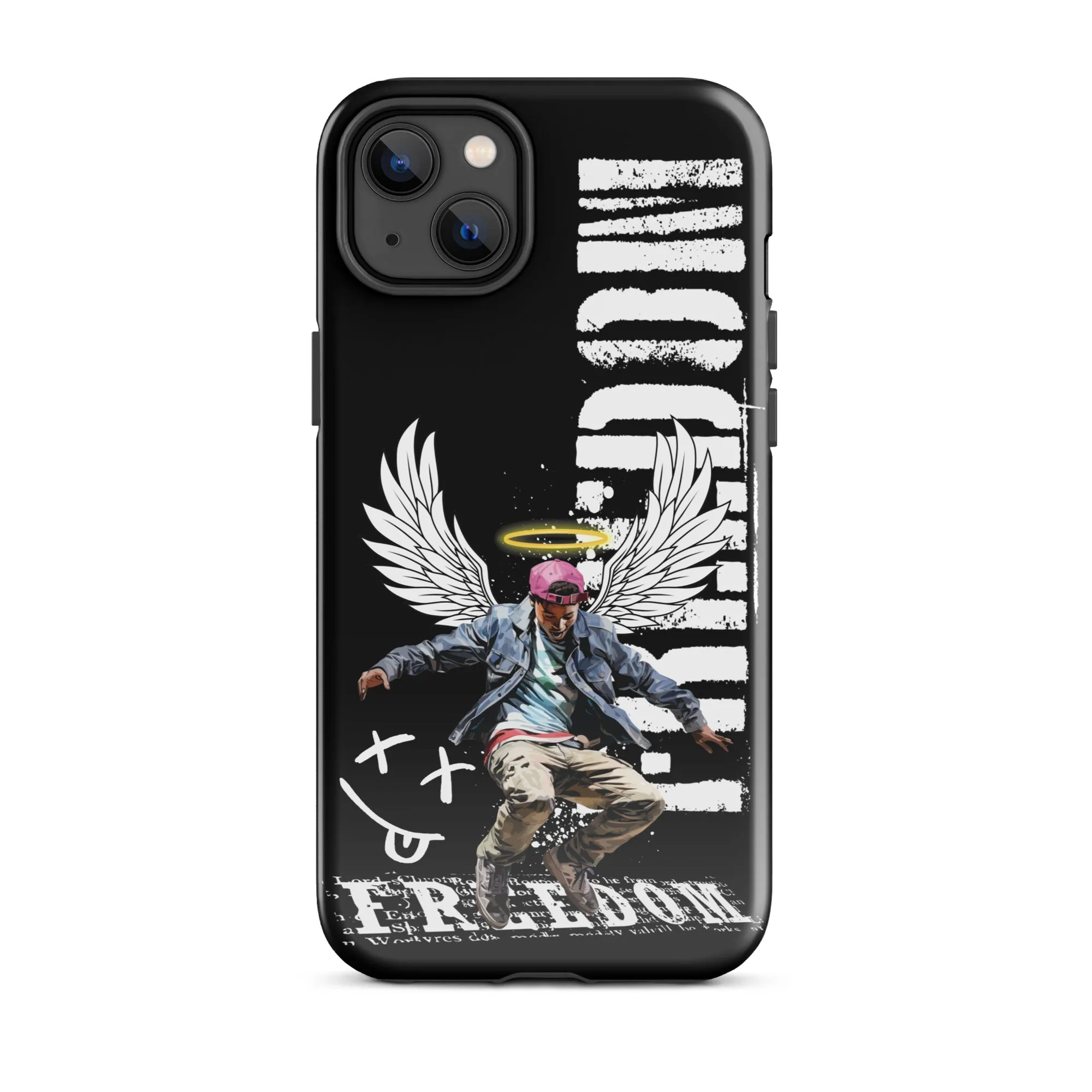 Freedom angel premium iPhone case