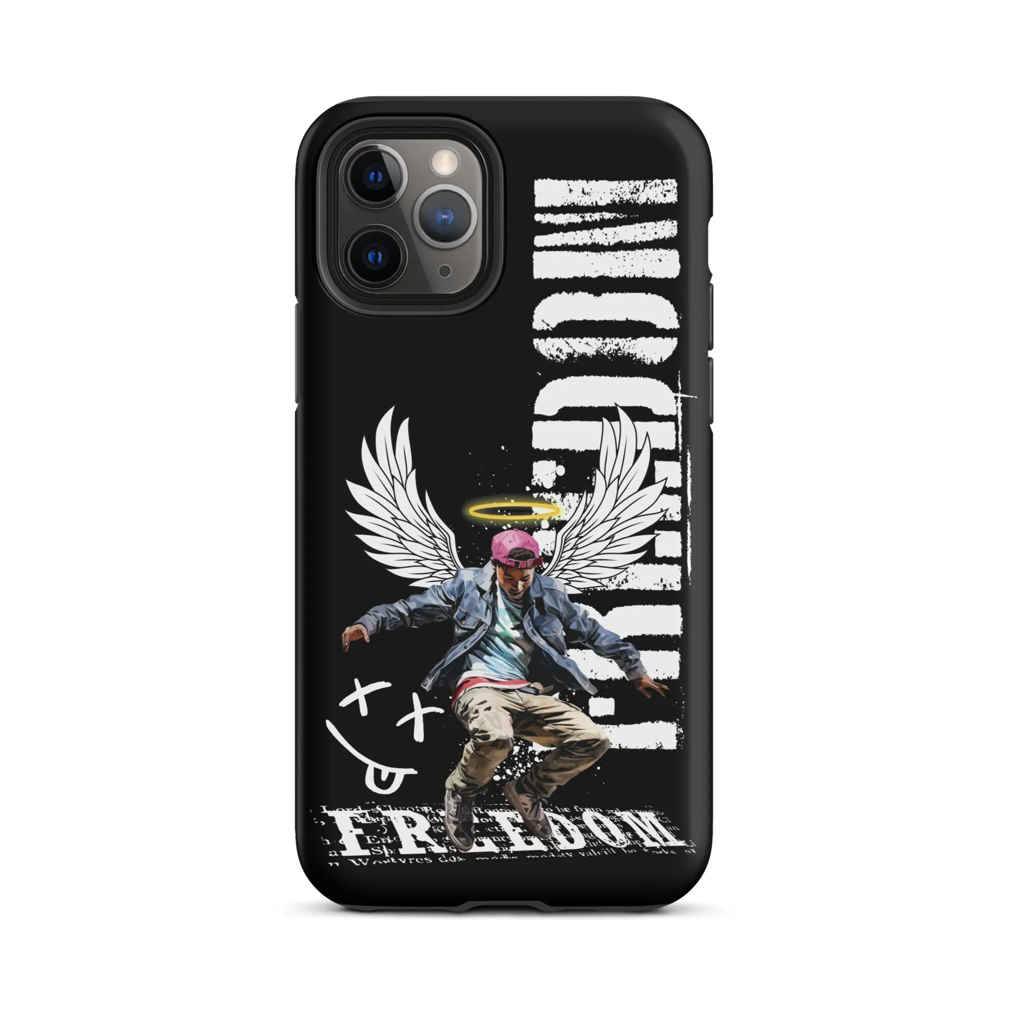 Freedom angel premium iPhone case