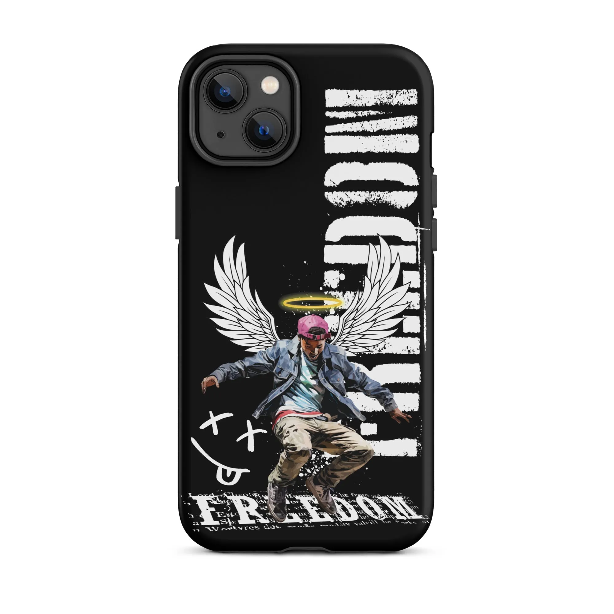 Freedom angel premium iPhone case