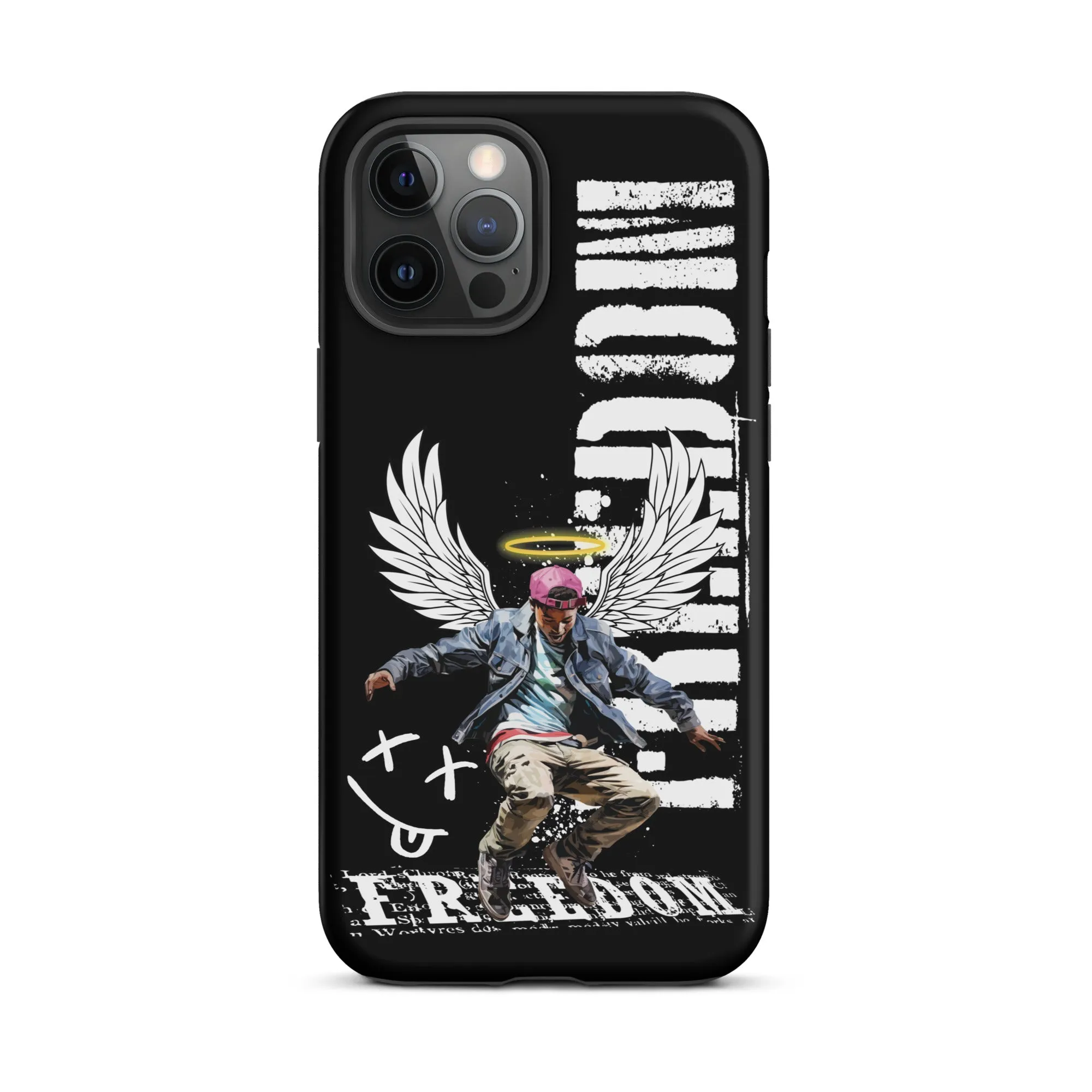 Freedom angel premium iPhone case