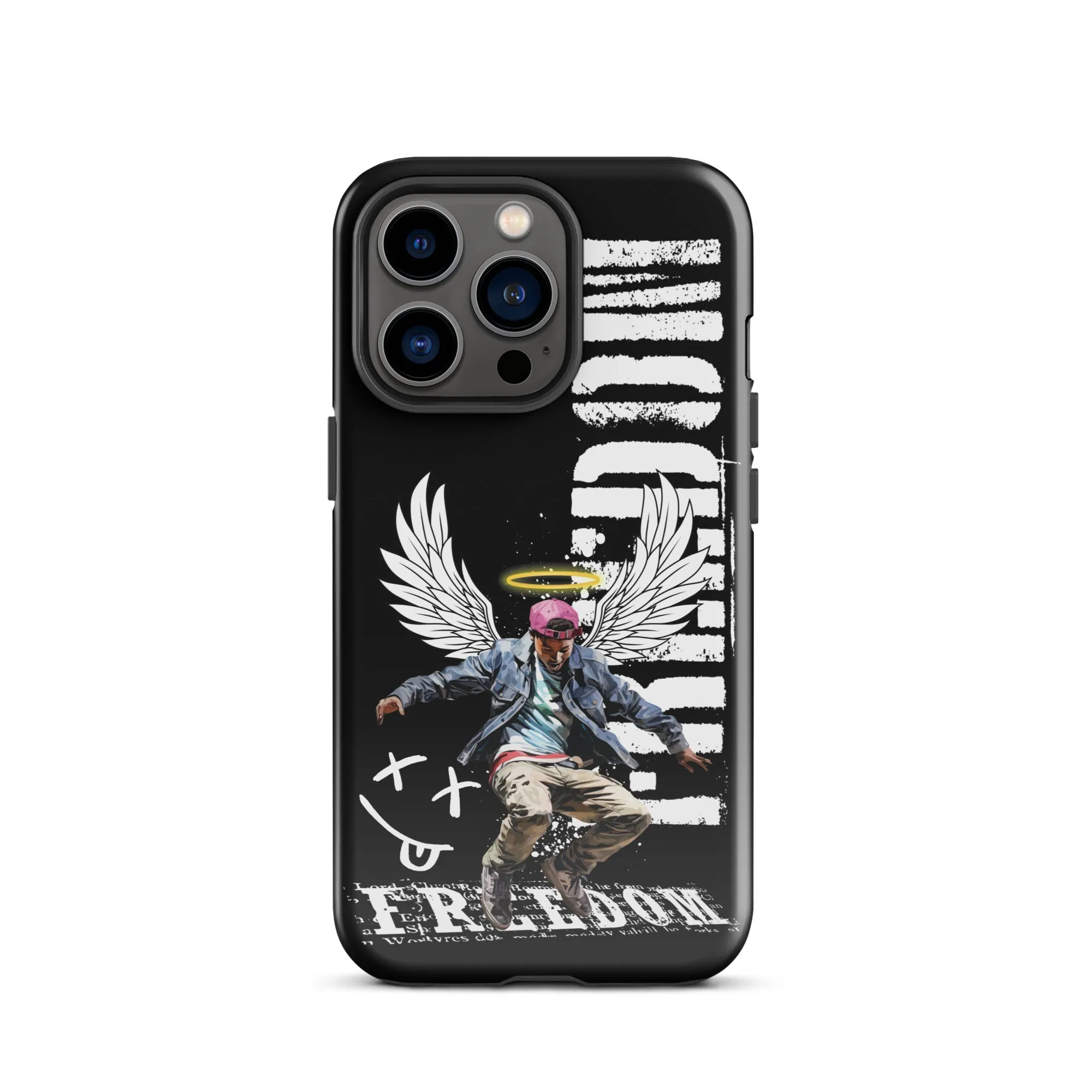 Freedom angel premium iPhone case