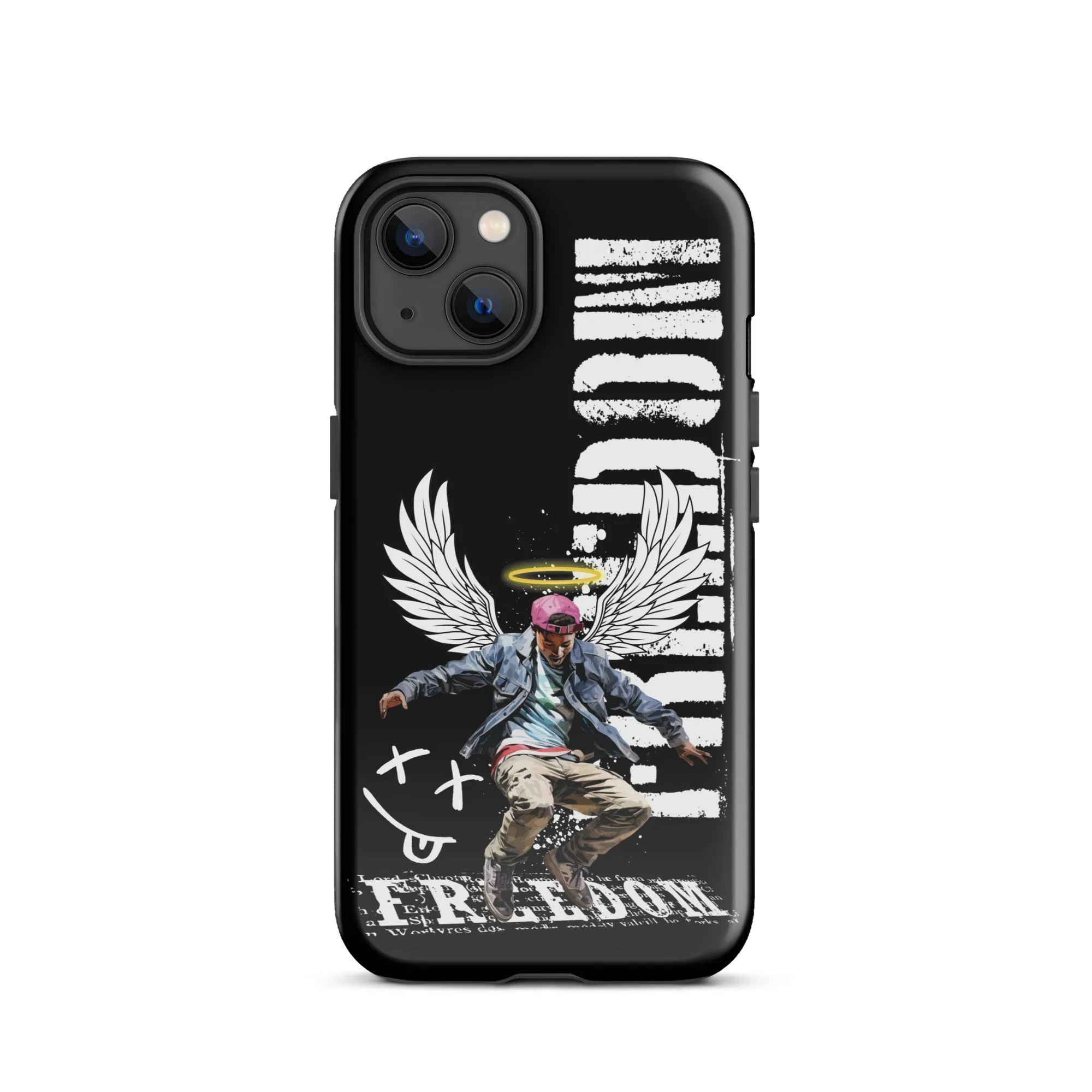 Freedom angel premium iPhone case