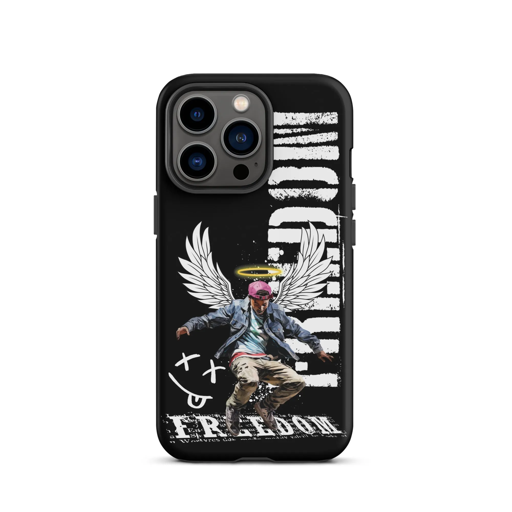 Freedom angel premium iPhone case