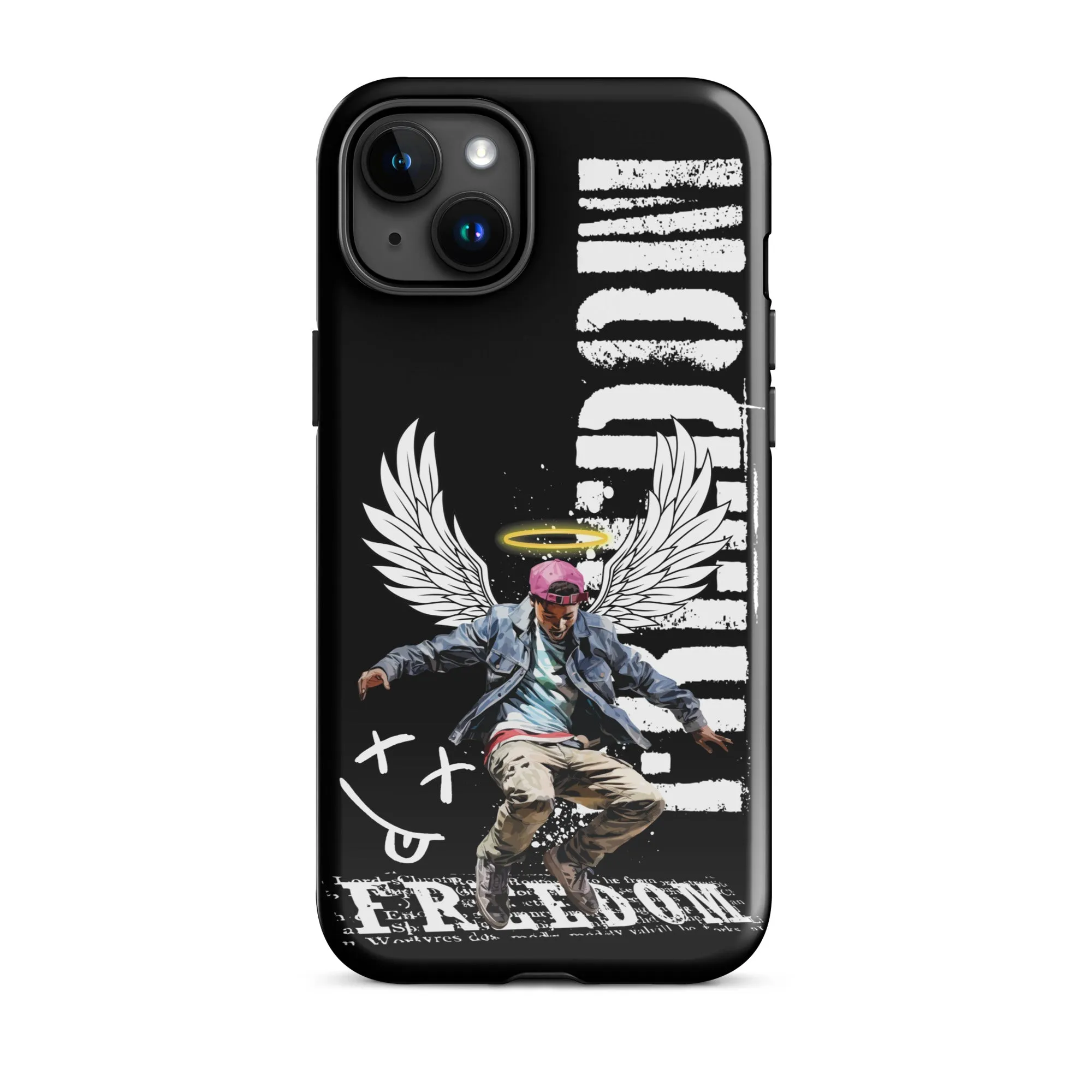 Freedom angel premium iPhone case