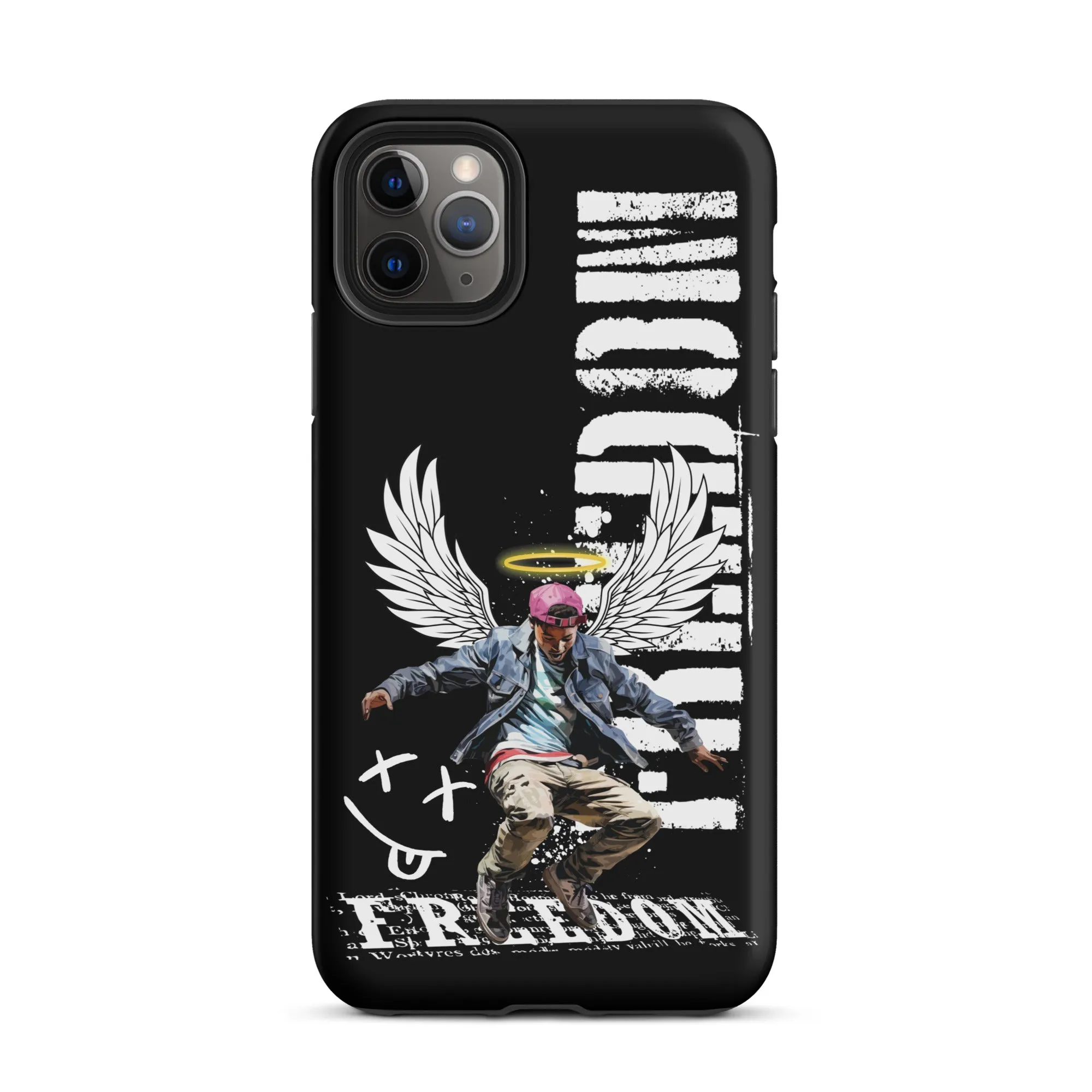 Freedom angel premium iPhone case