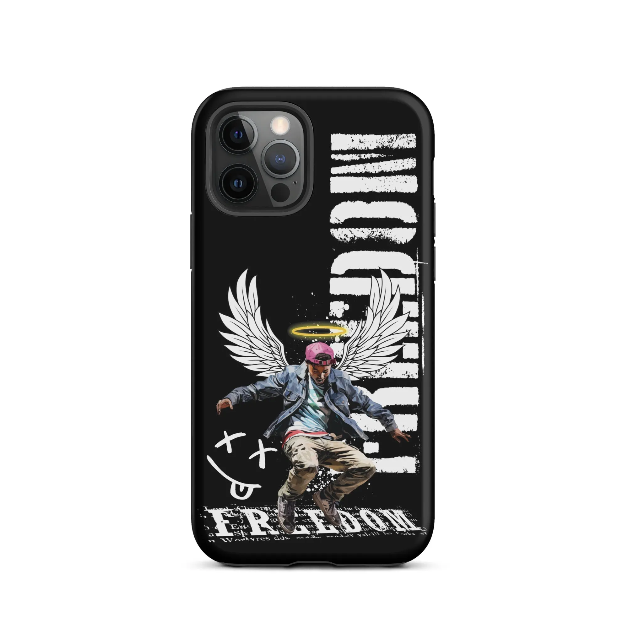 Freedom angel premium iPhone case