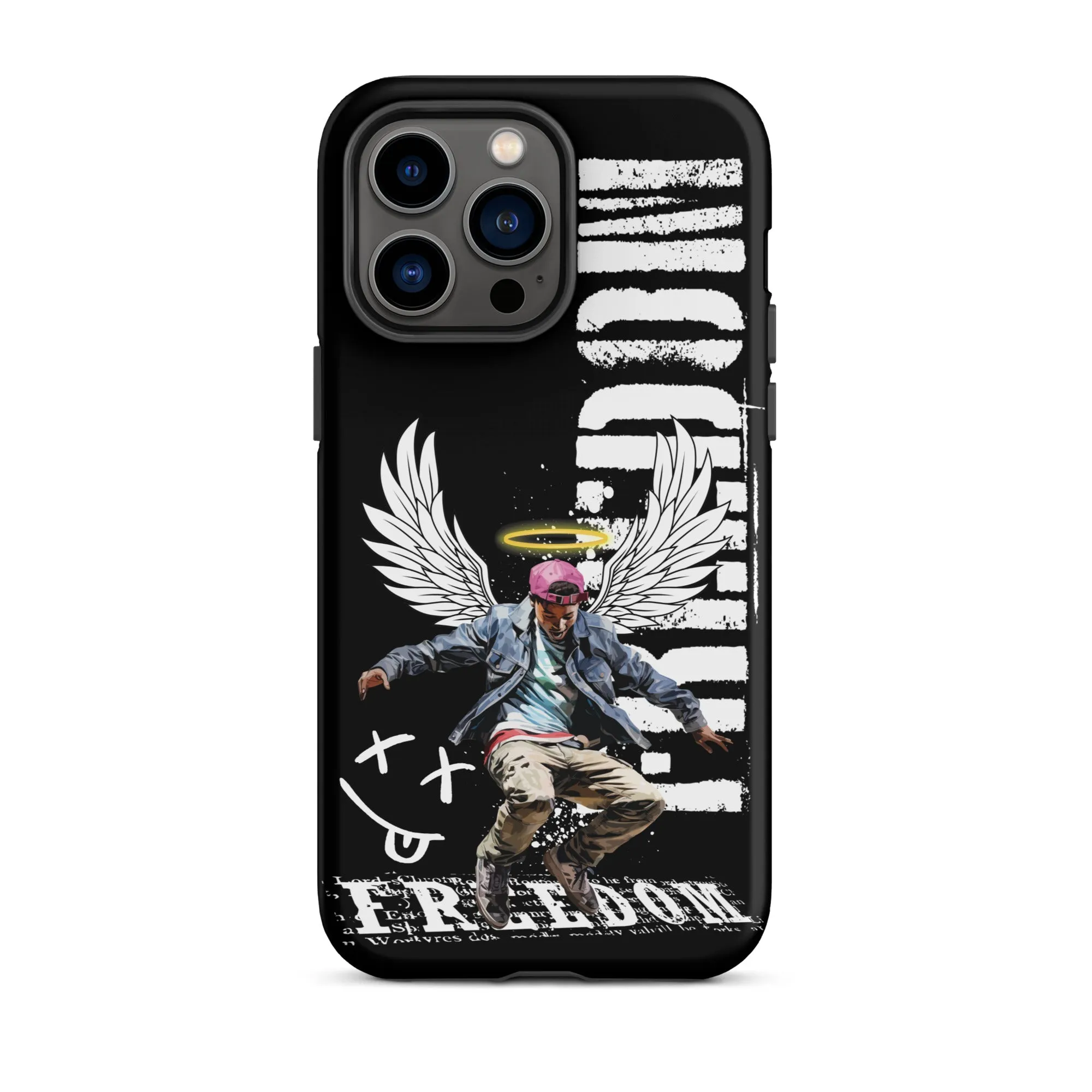 Freedom angel premium iPhone case